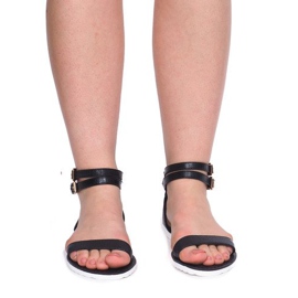Sandales Zippées 50086 Noir le noir 1