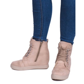 Baskets Compensées 1867 Beige 3