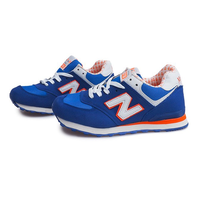 Baskets Sportowe JK-33 ROYAL / BLANC / ORANGE bleu 1 Baskets Sportowe JK-33 ROYAL / BLANC / ORANGE bleu 1