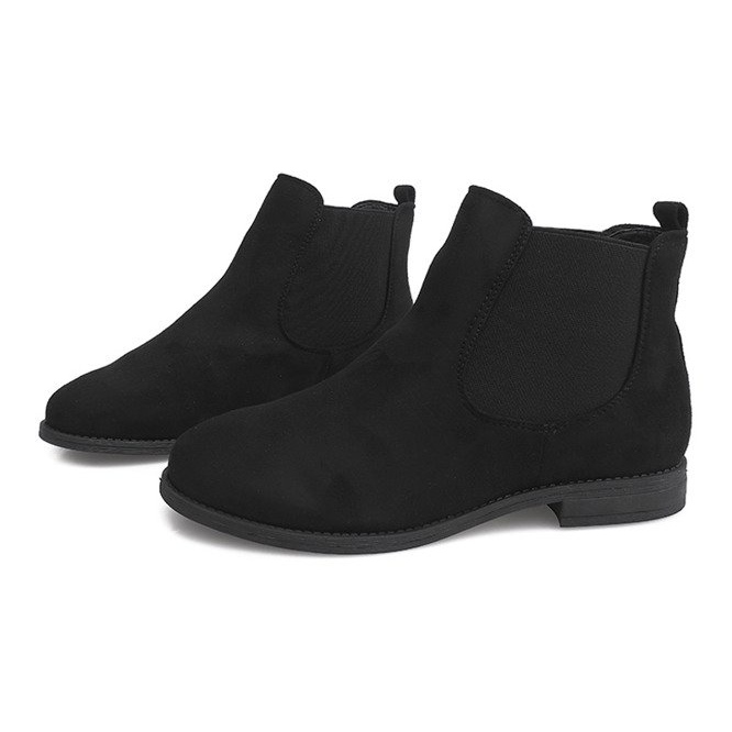 Bottines Daim Bottines Jodhpur B2814-KB Noir 2