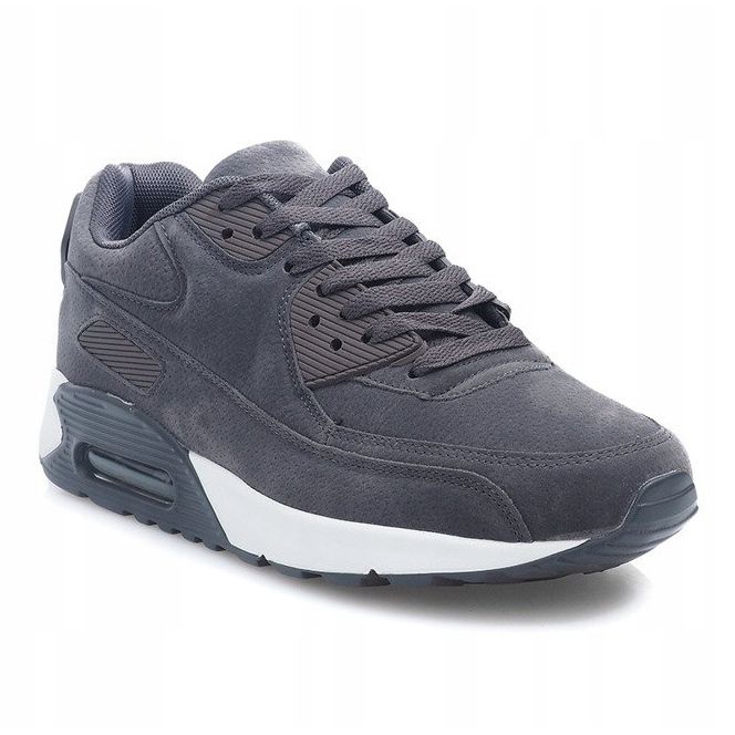 Chaussures de sport Baskets Daim Z2014-6 D. Gris 2