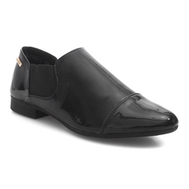 Chaussures à enfiler classiques TL1165-1 Noir 2