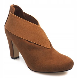 Bottes en daim sur un poteau 7-206 Camel brun 3