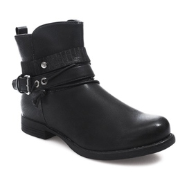 Décoré avec des bottes 037-PA Noir le noir 5