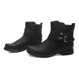 Décoré avec des bottes 037-PA Noir le noir 2