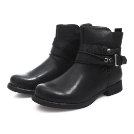 Décoré avec des bottes 037-PA Noir le noir 3