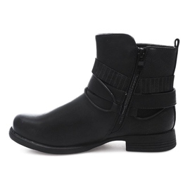 Décoré avec des bottes 037-PA Noir le noir 1