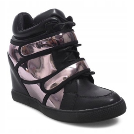 Baskets Compensées R5060-4 Noir le noir 3