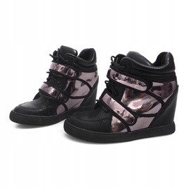 Baskets Compensées R5060-4 Noir le noir 1