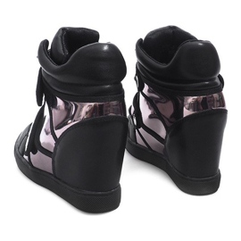 Baskets Compensées R5060-4 Noir le noir 2