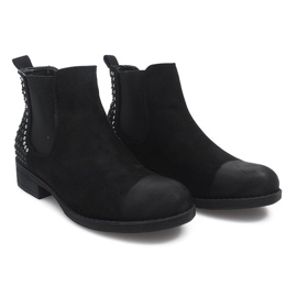 Décoré avec des bottes JAX3251-6 Noir le noir 3