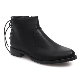 Bottines à Lacets Classiques 888-8 Noir le noir 4