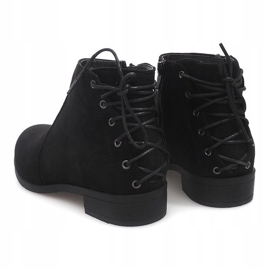 Bottines à Lacets Classiques Y606 Noir le noir 3