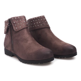 Bottes en Daim 6100-PA Gris 3