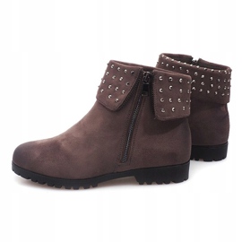 Bottes en Daim 6100-PA Gris 4