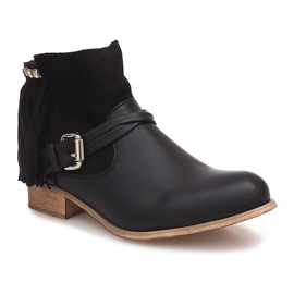 Décoré avec des bottes 341-PA Noir le noir 1