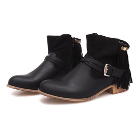 Décoré avec des bottes 341-PA Noir le noir 2