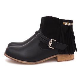 Décoré avec des bottes 341-PA Noir le noir 4