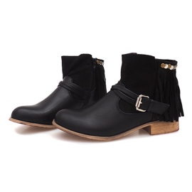 Décoré avec des bottes 341-PA Noir le noir 5