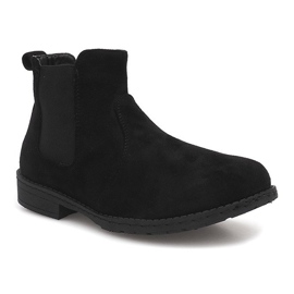 Bottines Daim Jodhpur 7-K3520A Noir 1