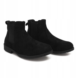 Bottines Daim Jodhpur 7-K3520A Noir le noir 3