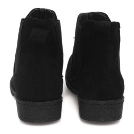 Bottines Daim Jodhpur 7-K3520A Noir le noir 2