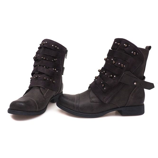 Bottes exclusives F1610 Gris 2
