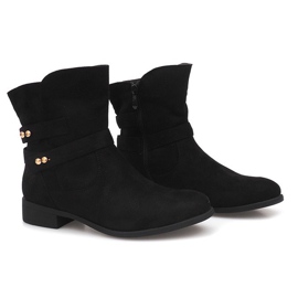 Bottines Daim Jodhpur boots SG803 Noir le noir 2