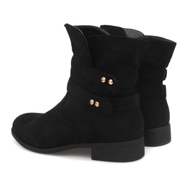 Bottines Daim Jodhpur boots SG803 Noir 1
