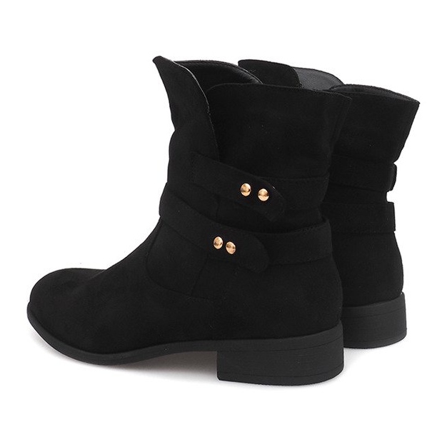 Bottines Daim Jodhpur boots SG803 Noir le noir 1