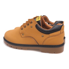 Bottines Brogues Classiques JX-20 Camel brun 3