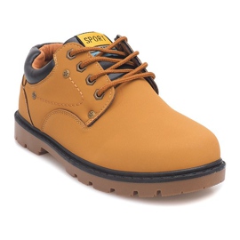 Bottines Brogues Classiques JX-20 Camel brun 4