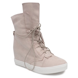Baskets Compensées A30 Beige 1