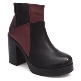 Bottes À Talons Avec Une Gomme YBS280 Noir le noir 2