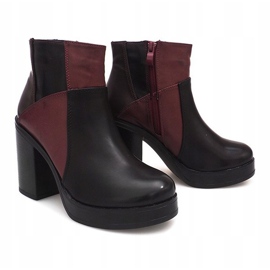 Bottes À Talons Avec Une Gomme YBS280 Noir le noir 3