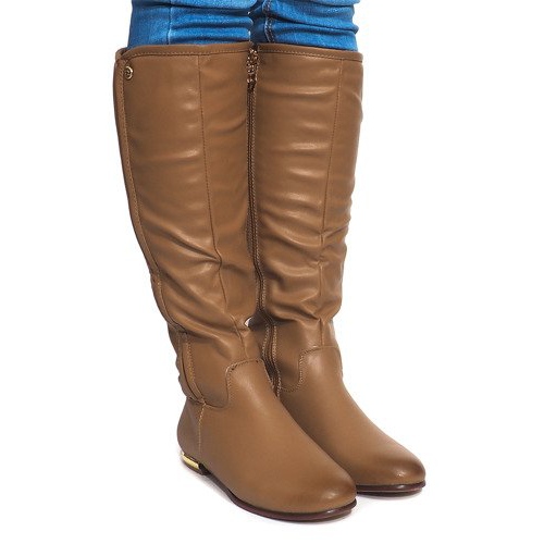 Bottes Hautes Chaudes TL12865-18 Kaki multicolore vert 1