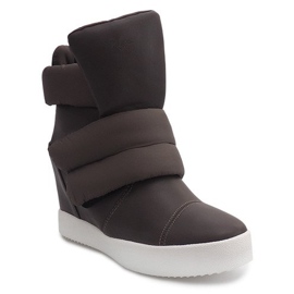 Baskets Compensées Chaudes 01-3 Kaki vert 2