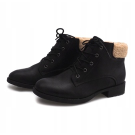 Bottes Chaudes Jodhpur boots Fourrure PD-15 Noir le noir 1