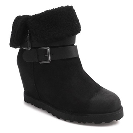 Bottes Chaudes Sur Compensée 18-8 Noir le noir 1