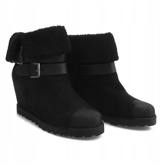 Bottes Chaudes Sur Compensée 18-8 Noir 2