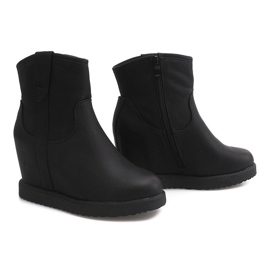 Bottes Chaudes Sur Compensée EL026 Noir le noir 3