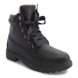 Bottes en bois isolées TL037-3 Noir le noir 4