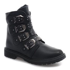 Bottes extravagantes chaudes TL0132-1 Noir le noir 1