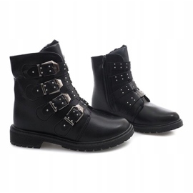 Bottes extravagantes chaudes TL0132-1 Noir le noir 2
