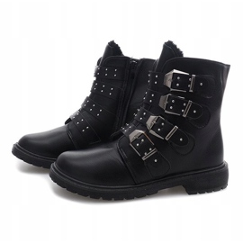Bottes extravagantes chaudes TL0132-1 Noir le noir 3