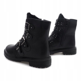 Bottes extravagantes chaudes TL0132-1 Noir le noir 4