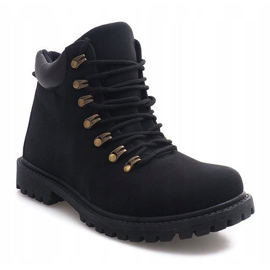 Bottes en bois B789 Noir le noir 2