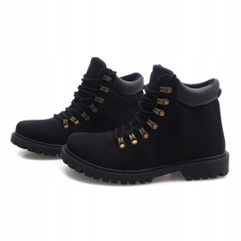 Bottes en bois B789 Noir 1