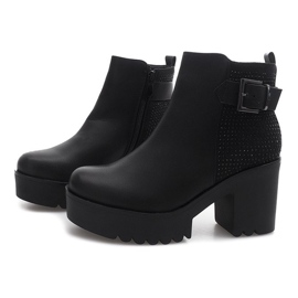 Bottes Chaudes Sur Un Poteau J2009 Noir 1