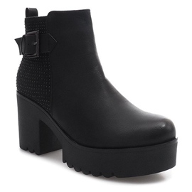 Bottes Chaudes Sur Un Poteau J2009 Noir le noir 2